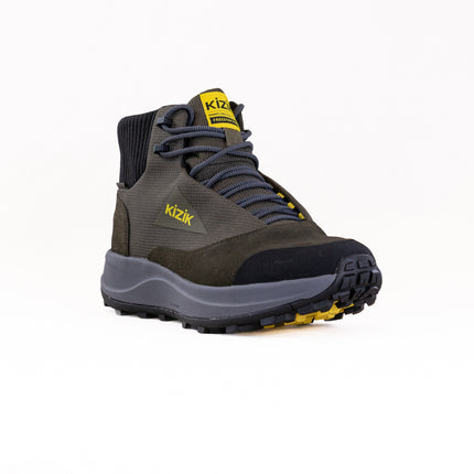 Kizik Freedom Hike Waterproof (Men's) - Olive Night/Smoke Pearl