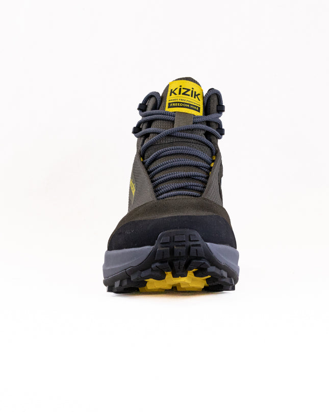 Kizik Freedom Hike Waterproof (Men's) - Olive Night/Smoked Pearl