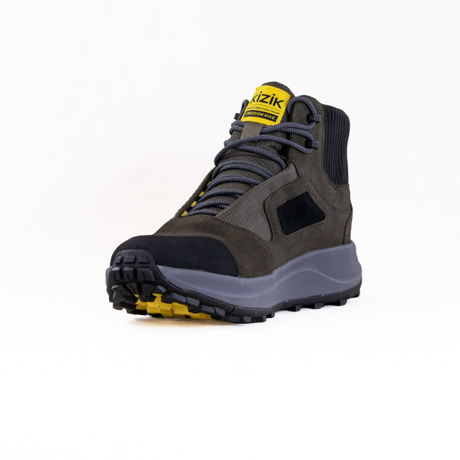 Kizik Freedom Hike Waterproof (Men's) - Olive Night/Smoke Pearl