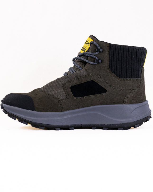 Kizik Freedom Hike Waterproof (Men's) - Olive Night/Smoked Pearl