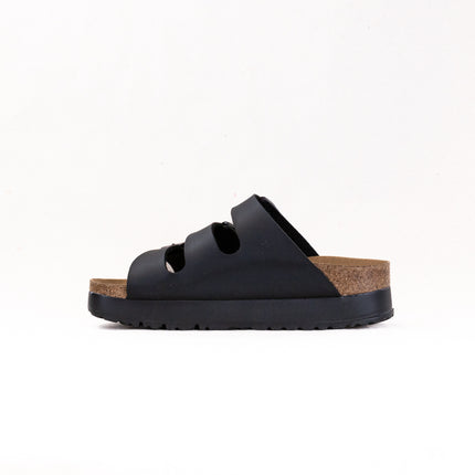 Birkenstock-Papillo Florida Flex Platform Vegan (Women's) - Birko-Flor Black
