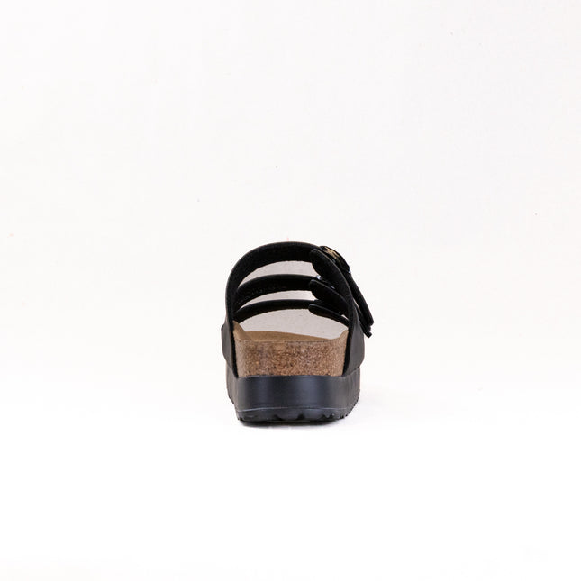 Birkenstock-Papillo Florida Flex Platform Vegan (Women's) - Birko-Flor Black