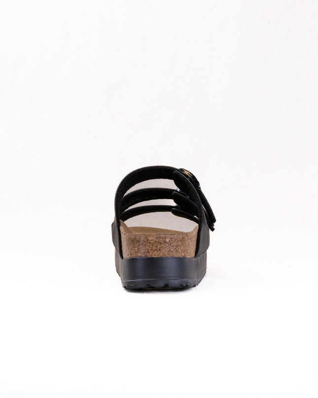 Birkenstock-Papillo Florida Flex Platform Vegan (Women's) - Birko-Flor Black