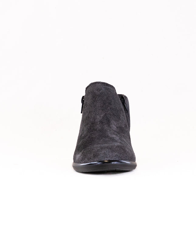 Naot Helm (Women's) - Black Embossed Suede