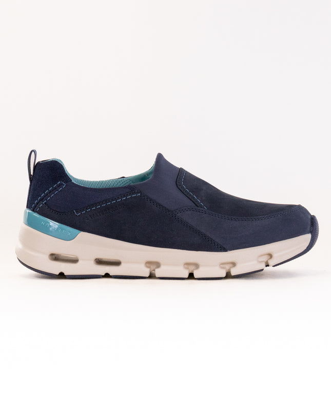 Clarks Nature X Sky Waterproof (Women's) - Navy Nubuck