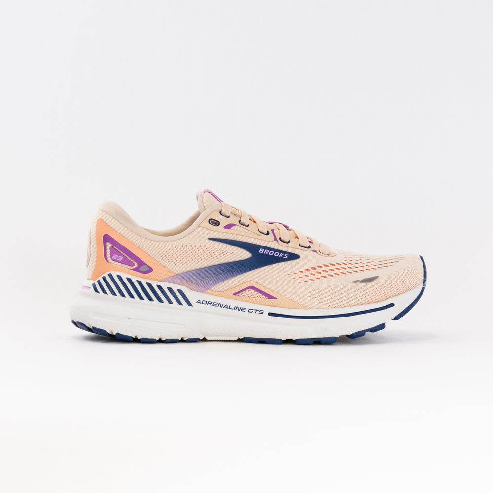 Brooks Adrenaline GTS 23 (Women’s) - Apricot/Estate Blue/Orchid