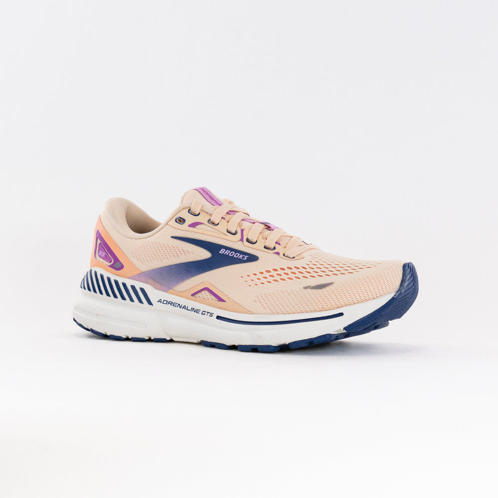 Brooks Adrenaline GTS 23 (Women’s) - Apricot/Estate Blue/Orchid