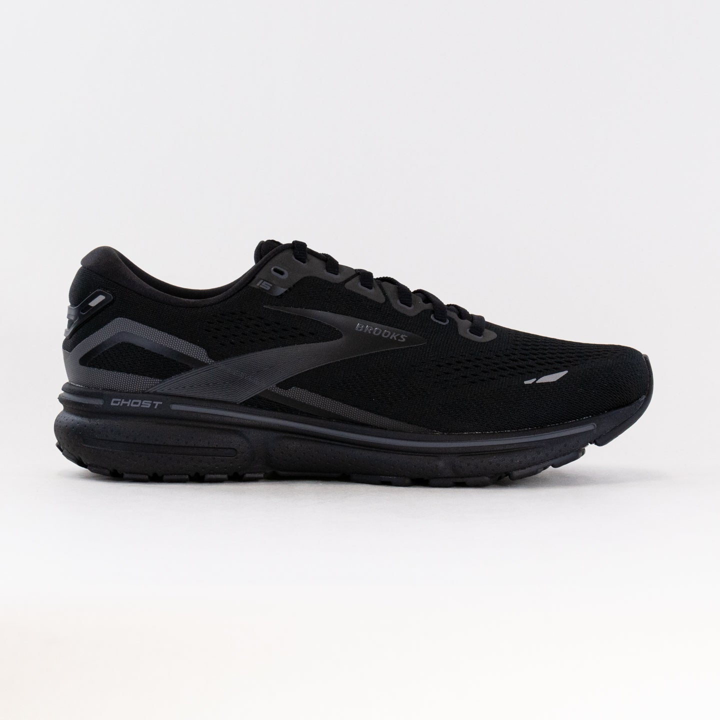 Brooks Ghost 15 (Women’s) - Black/Black/Ebony