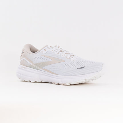 Brooks Ghost 15 (Women’s) - White/Crystal Grey