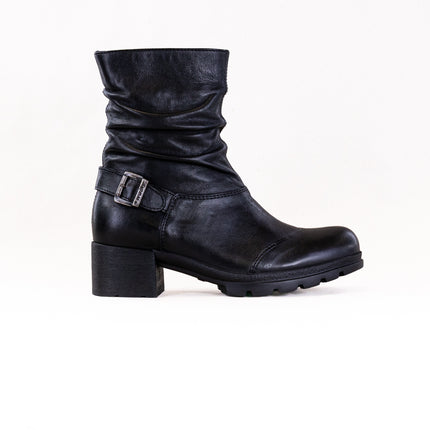 Wolky Troy WR (Women's) - Black Velvet Leather