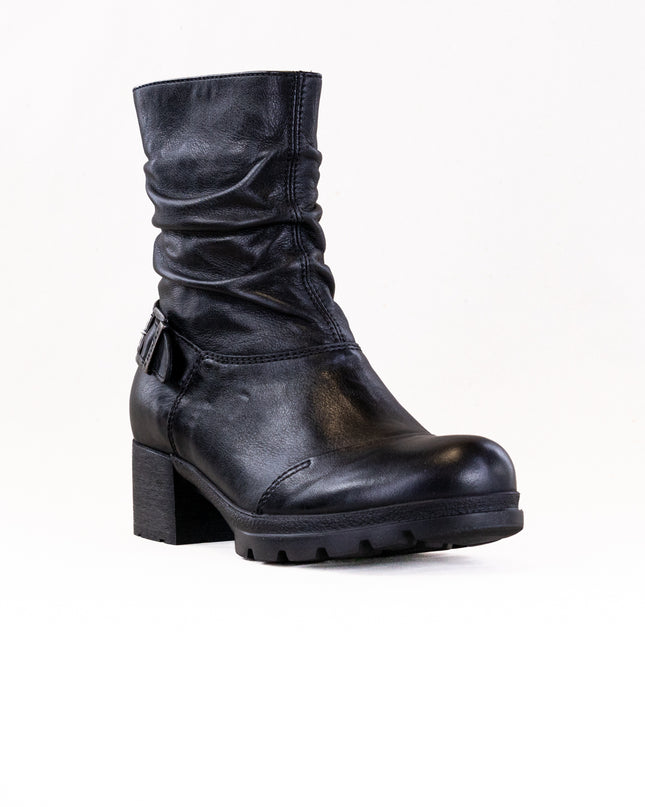 Wolky Troy WR (Women's) - Black Velvet Leather