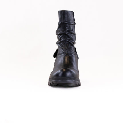 Wolky Troy WR (Women's) - Black Velvet Leather