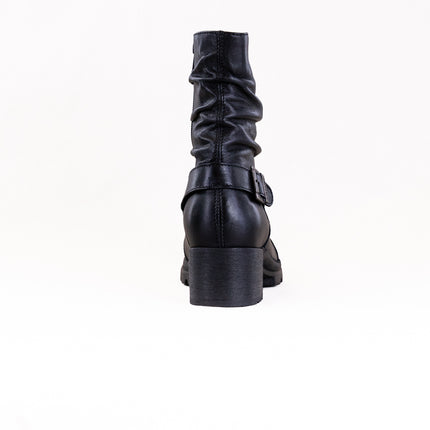 Wolky Troy WR (Women's) - Black Velvet Leather