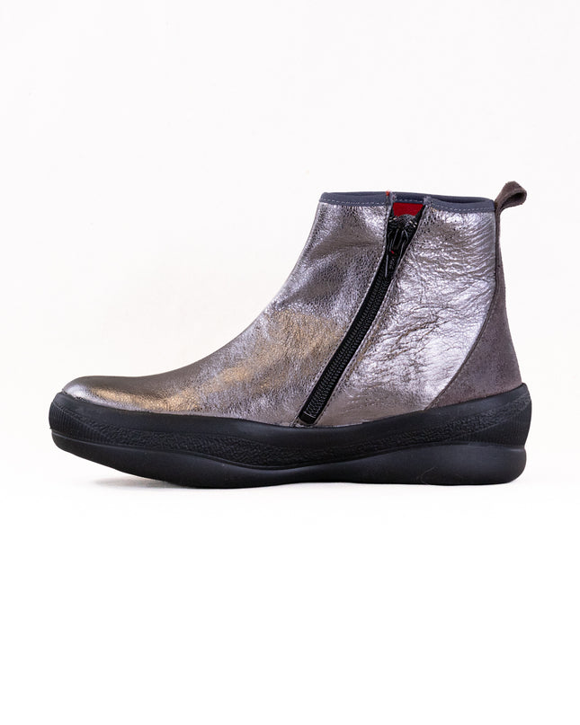 Wolky Pulse 2SF (Women's) - Anthracite Leather