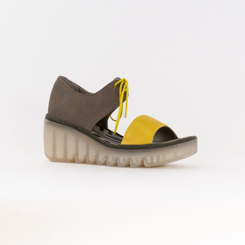 FLY London Crossover Sandals BILU465FLY (Women's) - Yellow/Khaki