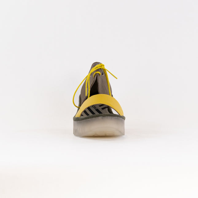 FLY London Crossover Sandals BILU465FLY (Women's) - Yellow/Khaki