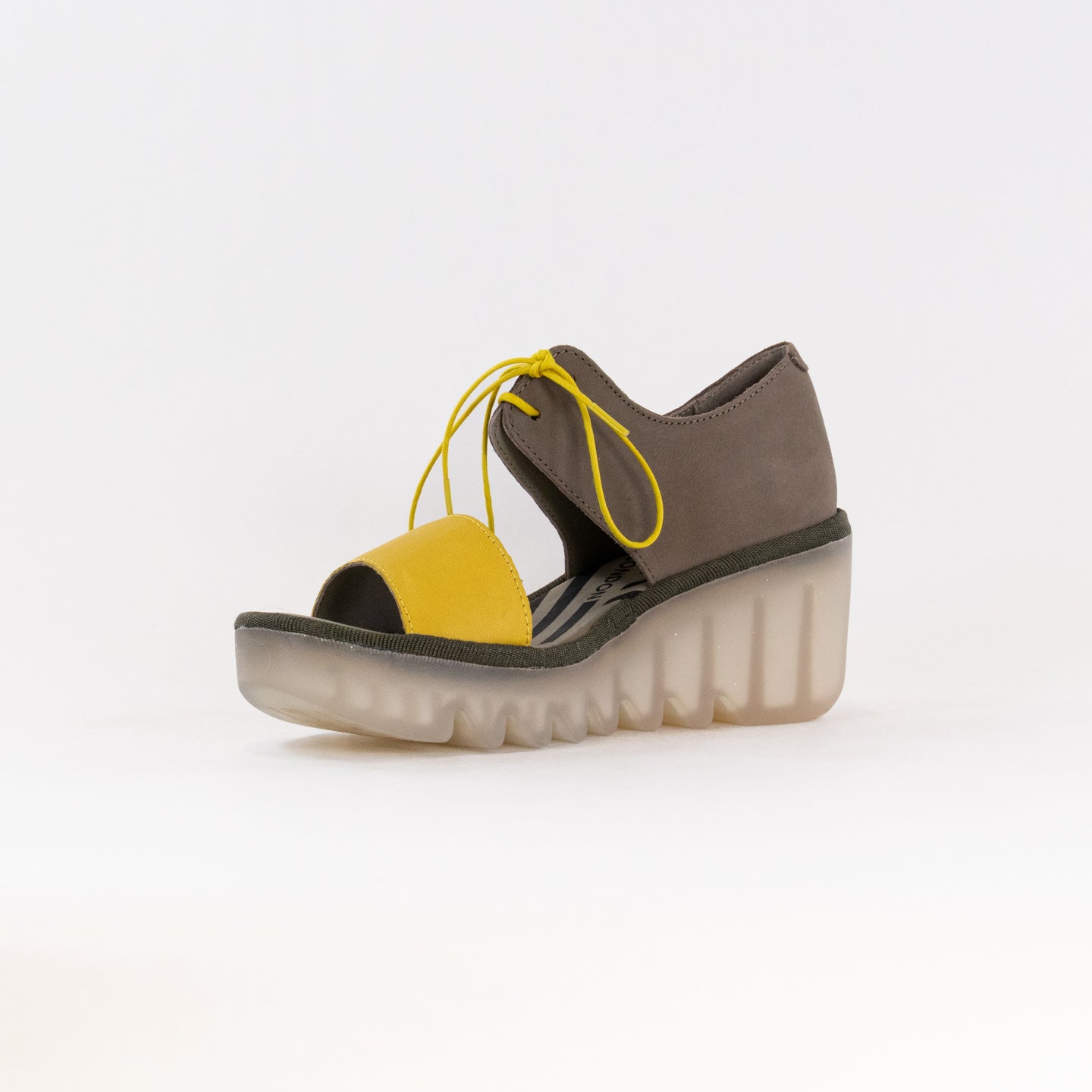 FLY London Crossover Sandals BILU465FLY (Women's) - Yellow/Khaki