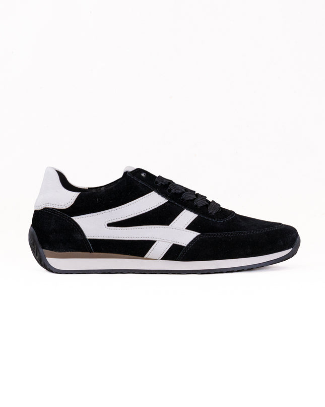 Gabor Slim Soul Sneaker (Women's) - Black