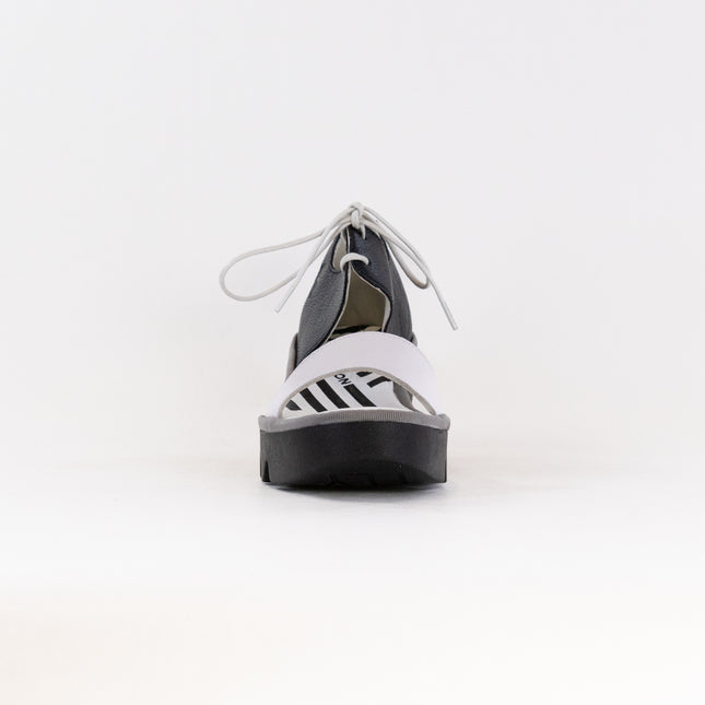 FLY London Crossover Sandals BILU465FLY (Women's) - White/Black