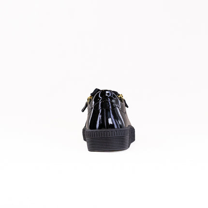 Gabor Low Sneaker (Women's) - Black Patent