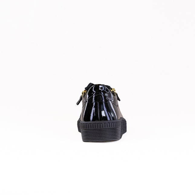 Gabor Low Sneaker (Women's) - Black Patent