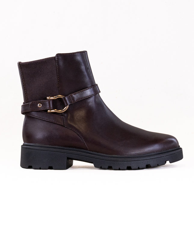 Clarks Code L Bay (Women's) - Dark Brown Leather