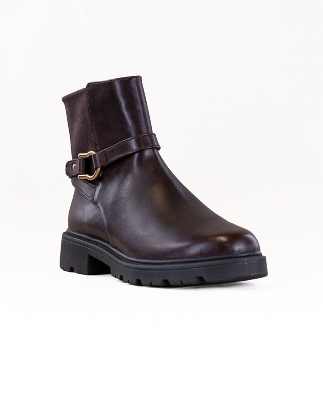 Clarks Code L Bay (Women's) - Dark Brown Leather