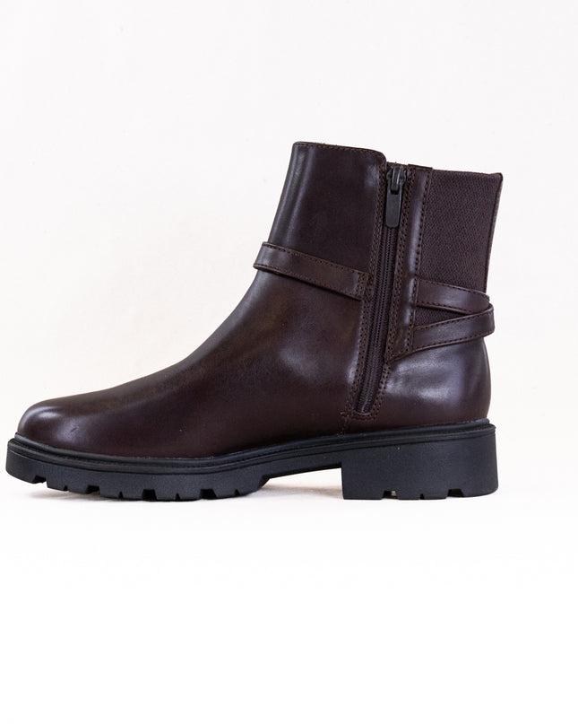 Clarks Code L Bay (Women's) - Dark Brown Leather