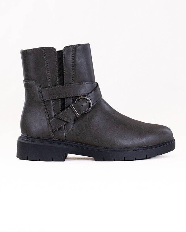 Clarks Westlynn Lux (Women's) - Dark Grey Leather