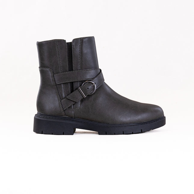 Clarks Westlynn Lux (Women's) - Dark Grey Leather