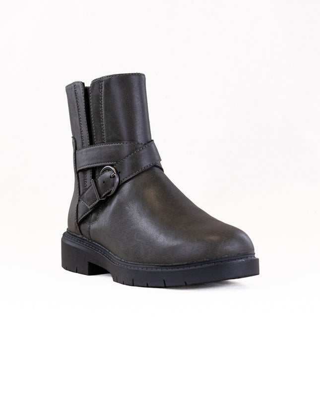 Clarks Westlynn Lux (Women's) - Dark Grey Leather