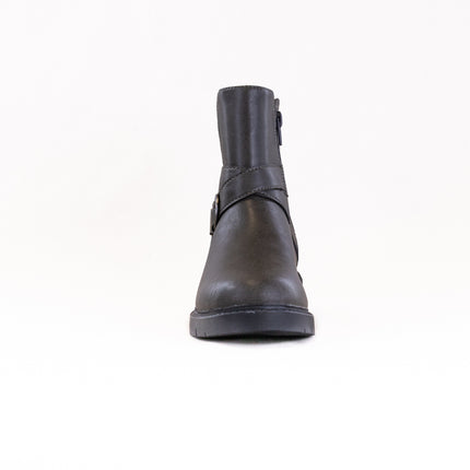 Clarks Westlynn Lux (Women's) - Dark Grey Leather
