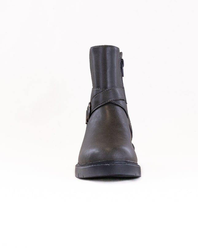 Clarks Westlynn Lux (Women's) - Dark Grey Leather
