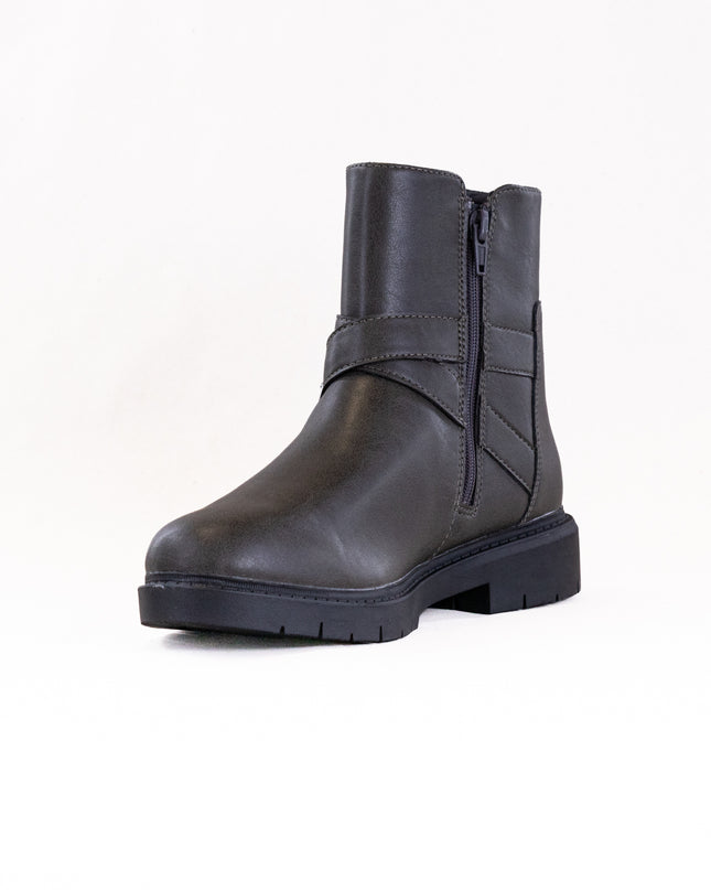 Clarks Westlynn Lux (Women's) - Dark Grey Leather