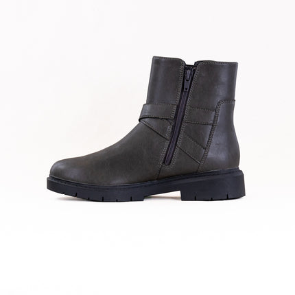 Clarks Westlynn Lux (Women's) - Dark Grey Leather