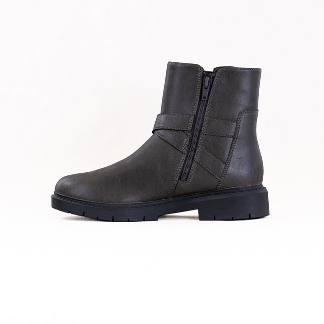 Clarks Westlynn Lux (Women's) - Dark Grey Leather