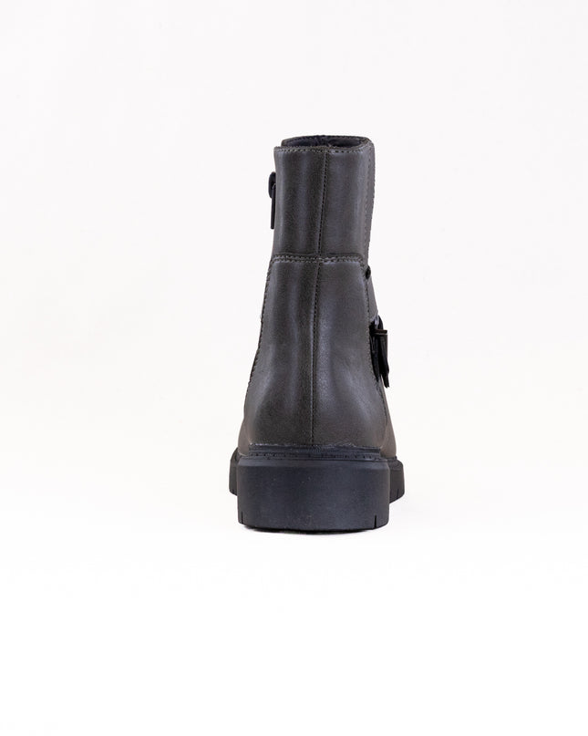 Clarks Westlynn Lux (Women's) - Dark Grey Leather