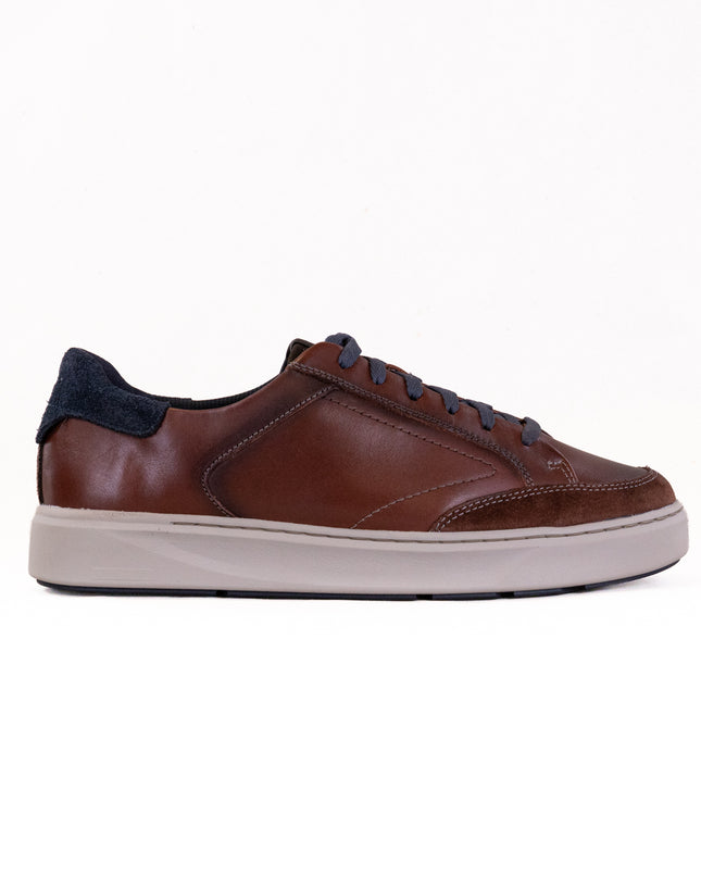Clarks Code Tie (Men's) - Mahogany Leather
