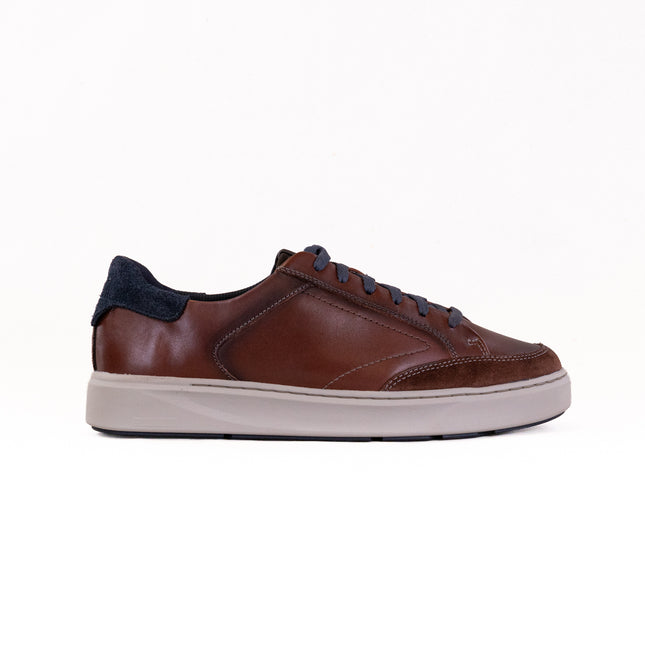 Clarks Code Tie (Men's) - Mahogany Leather