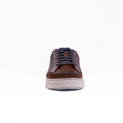 Clarks Code Tie (Men's) - Mahogany Leather