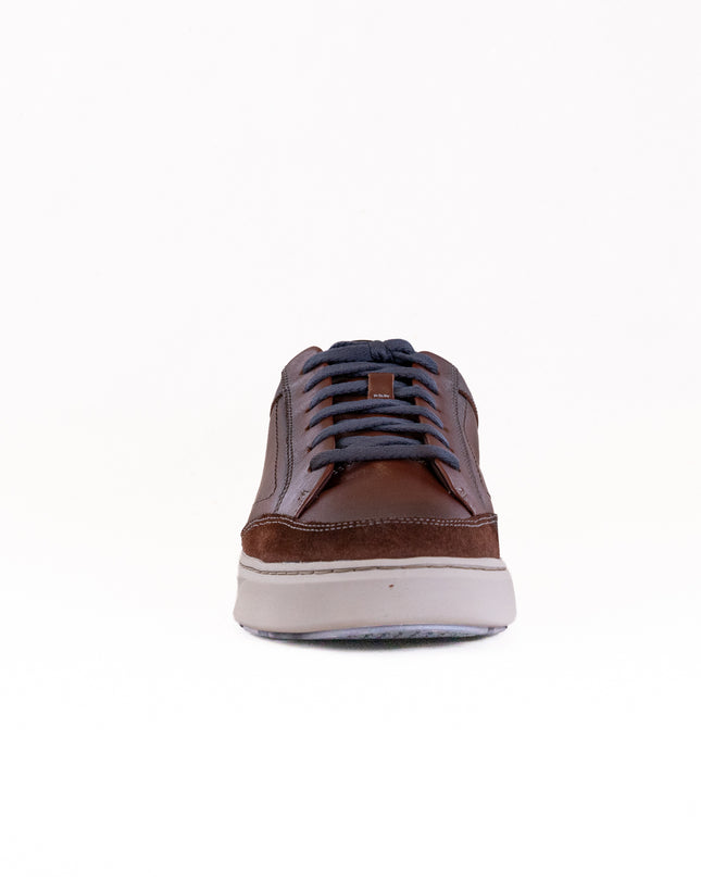 Clarks Code Tie (Men's) - Mahogany Leather