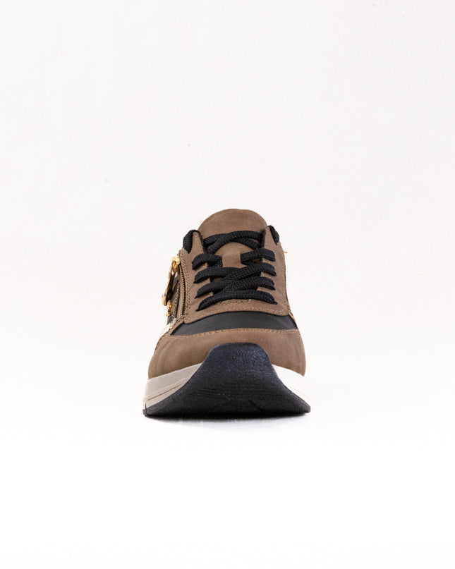 Rieker Destiny 02 (Women's) - Wood/Black/Light Gold