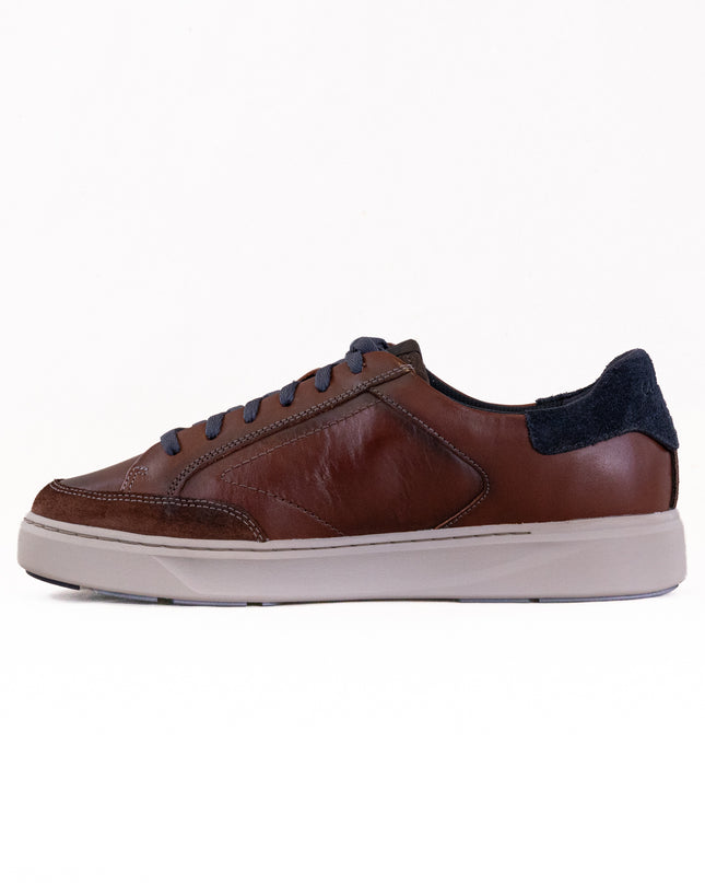Clarks Code Tie (Men's) - Mahogany Leather