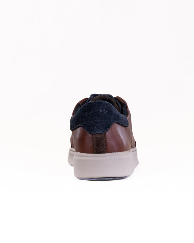 Clarks Code Tie (Men's) - Mahogany Leather