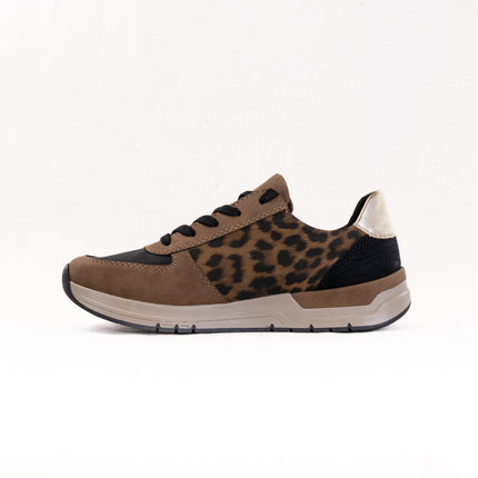 Rieker Destiny 02 (Women's) - Wood/Black/Light Gold