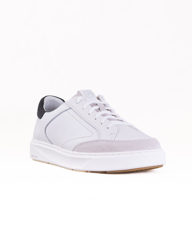 Clarks Code Tie (Men's) - White Leather