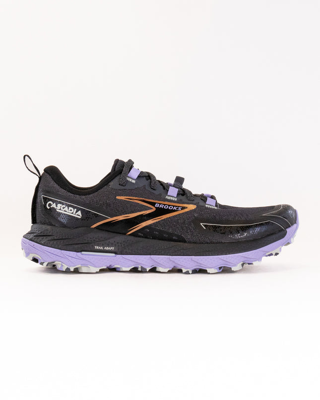Brooks Cascadia 18 (Women's) - Ebony/Sweet Lavendar/Copper
