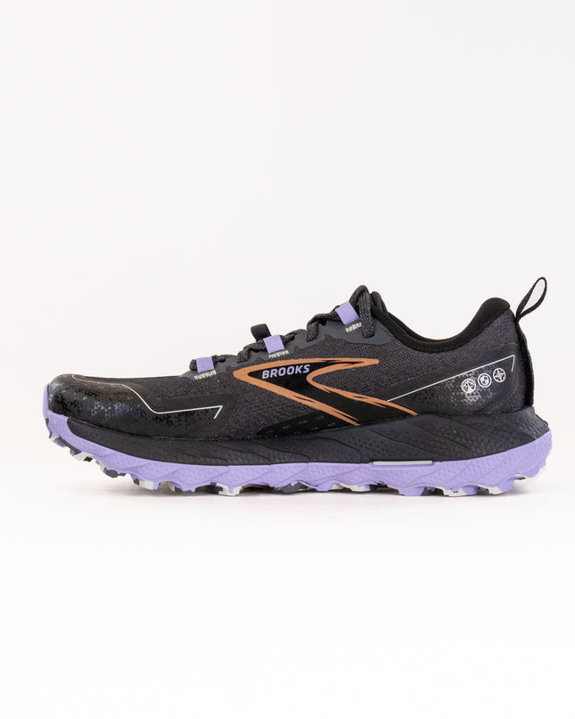 Brooks Cascadia 18 (Women's) - Ebony/Sweet Lavendar/Copper