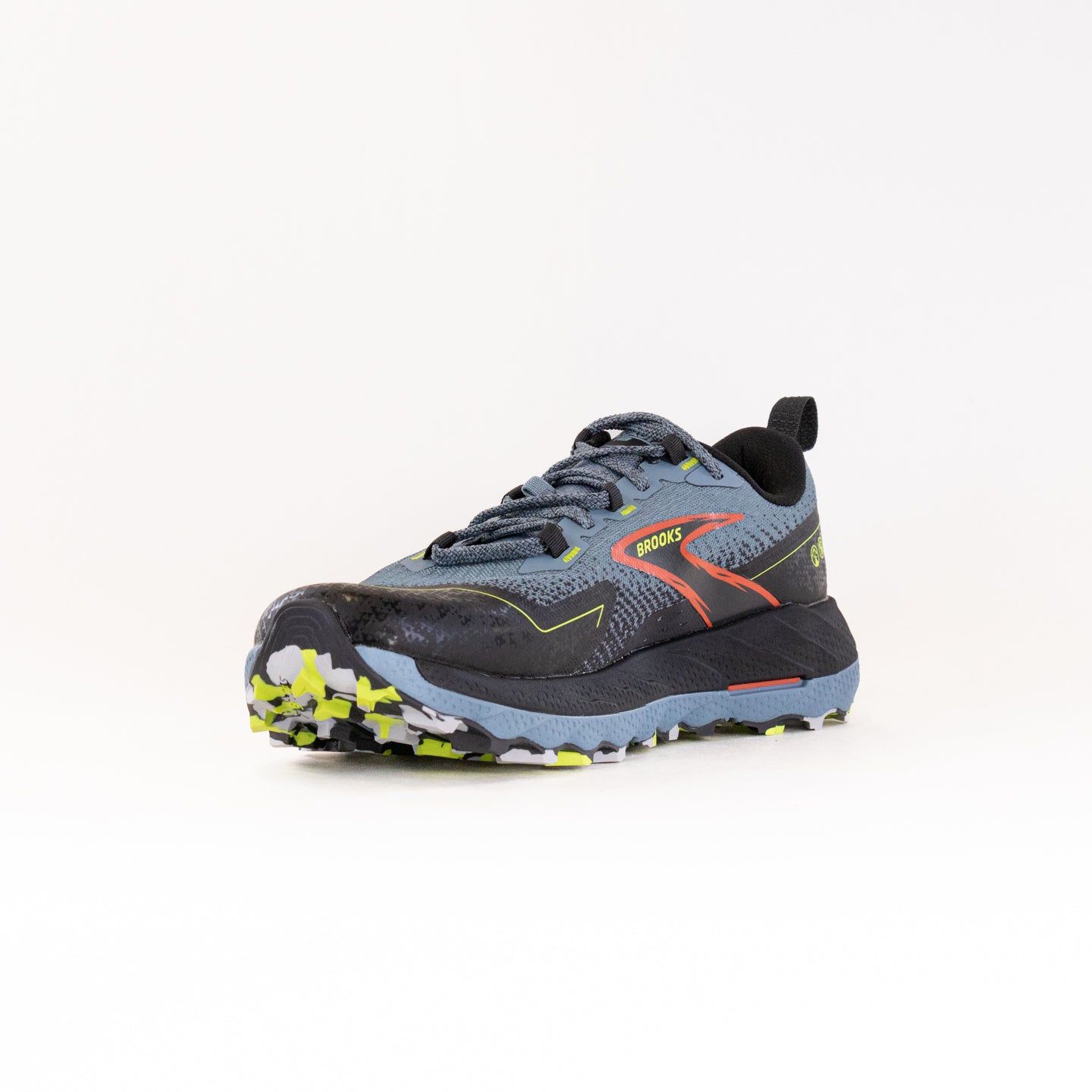 Brooks Cascadia 18 (Men's) - Citadel/Ebony/Lime