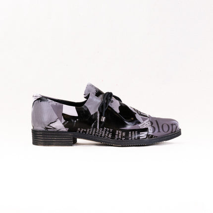 Django & Juliette Kotty (Women's) - News Print Leather